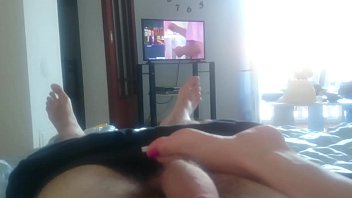 footjob by my girl's small feet