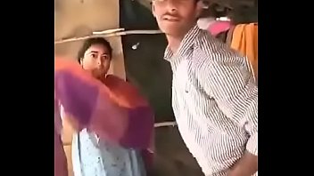 Indian wife caught in a hut with stranger