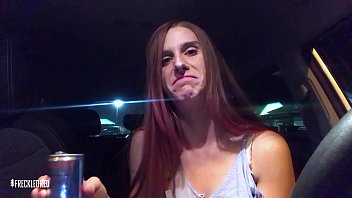 Redhead Burps In Parking Lot