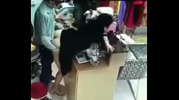 Boss and staff fuck in shop