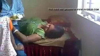 Telugu aunty boobs pressed while eating nude-61