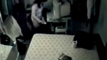 My mum home alone masturbating at PC. Hidden cam