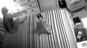 Hidden cam caught my mum masturbating in front of mirror