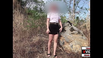 Outdoor student fucking