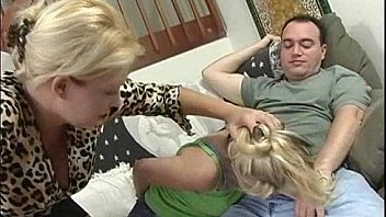Busty milf gives teen with attitude a rough sex lesson