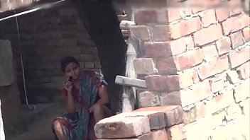 Indian Maid Talking On Phone And Showing Pussy