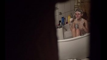 Voyeur with step-sister in shower