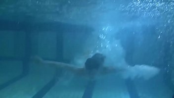 Sexy young teens swirl in the water