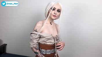 Witcher cosplayer being fucked in pussy and ass hard