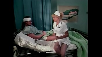 Patient gets his dick licked and slopped by slutty blonde nurse with big jugs Teri Weigel