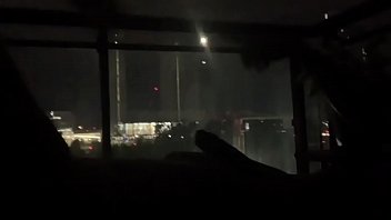 Late night Balcony sex