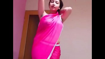 Indian girl in pink saree