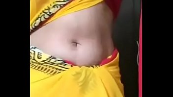 Indian lady stripping saree