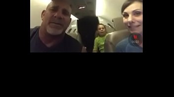 Goldberg on wwe private plane in Denver ready for raw