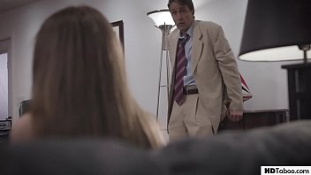 Nasty office sex with a lewd daughter