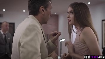 Stepdad exchange her dauthers pussy for a business deal