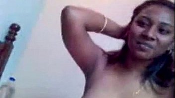 Tamil Slut with big boobs sucking cock and speaking on Phone