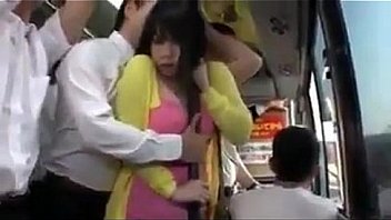 young  jap schoolgirl is seduced by old man in bus