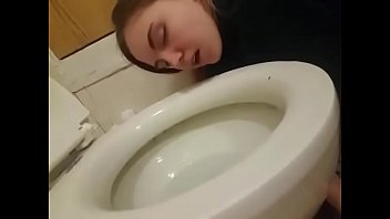 Haley Hess toilet licking