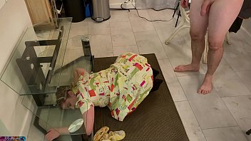 She gets stuck and her stepson has to perform anal sex