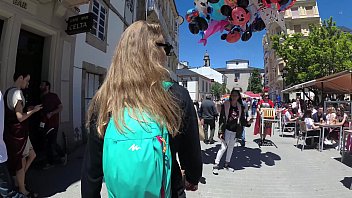 PORNSTAR TRAVELER - Russian Girl Sasha Bikeyeva 2nd day of the holiday in Lugo