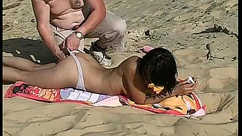 brunette teen fucked at beach