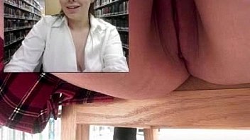 Horny Classmate Masterbates in our Campus Library on Webcam - More at cuntcams.net