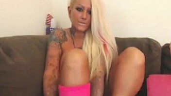 Barbie Doll Bimbo Plays With Her Fake Tits on Webcam - More at cuntcams.net