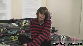 Black gay  porn Hot emo man Mikey Red has never done porn before!
