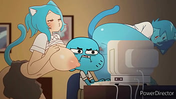 The Amazing World Of Gumball - Anais Watterson, Penny, Nicole Watterson, Carrie Krueger Big Tits Big Ass Big booty