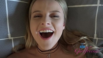 Amateur model filmed POV, epic blowjob and mounting reverse cowgirl (Paris White)