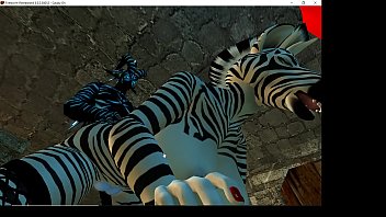 secon dlife  monster sex zebra