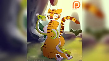 Master Tigress (Kung Fu Panda) - Big Ass, Big Boobs, Tigress, Furry, Yiff