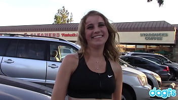 Cute Faced Kinsley Eden Looking Forward To Fuck The Guy She Just Met