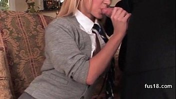 Hot College Schoolgirl Playing With Her Fresh Clits and Fucked