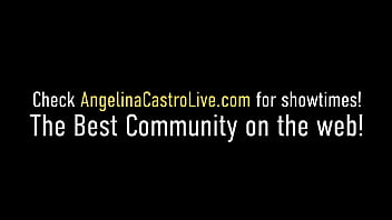 Big Beautiful Women Angelina Castro & Samantha 38G stroke Latino manhood between their gigantic tits, busting his nuts all over their boobies! Full Video & Angelina Live @ AngelinaCastroLive.com!