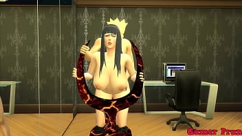 Perverted Family Cap 4 goes up to see his computer and gets his step mother hinata masturbating and tells her step son to fuck her please come inside like step dad does