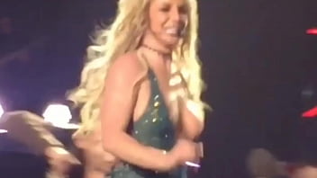 Britney Spears exposes a nipple during her Las Vegas Show (brought to you by Celeb Eclipse)
