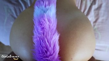 Anal tail let him cum on my back - Dp fuck