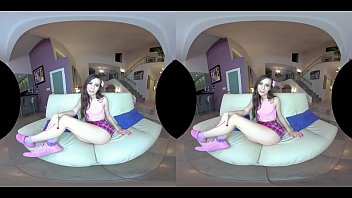 Tiny brunette teen Ariel Grace fucked hard in virtual reality