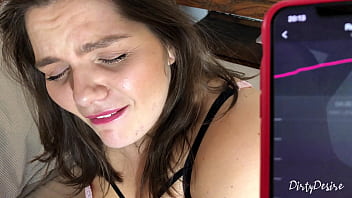 Filling her Asshole with cum - Anal creampie for cute chubby girl with facial reactions - Splitscreen