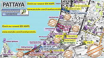 Street Map of Pattaya, Thailand with Indication where to find Streetworkers, Freelancers and Brothels. Also we show you the Bar, Nightlife and Red Light District in the City