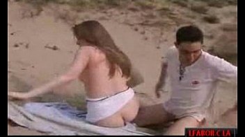 Gettin Pussy on the Beach hard porn