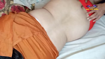 Desi step mom and step son fucking hard in servant room while step daddy was in lawn